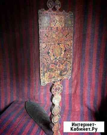 Прялка Борецкая роспись 19 век Вологда