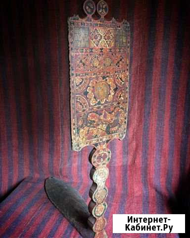 Прялка Борецкая роспись 19 век Вологда - изображение 1