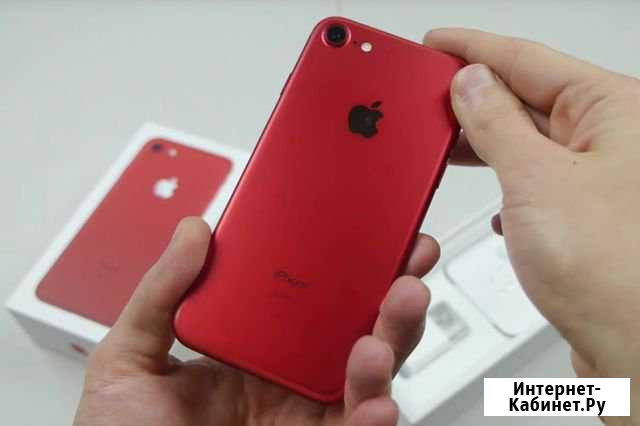 iPhone 7 red 128 gigabytes Нижневартовск - изображение 1