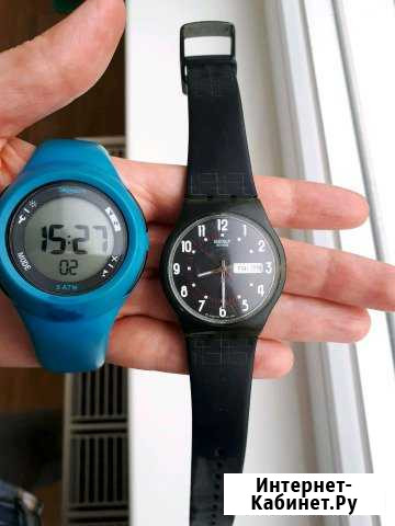 Часы swatch и декатлон водонепроницаемые Краснодар - изображение 1