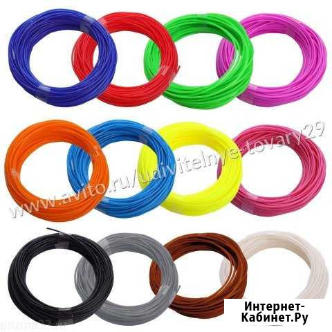 Комплект ABS-пластика для 3D ручки коробка 7 цв Архангельск - изображение 1
