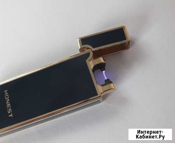 Зажигалка в подарок Дуговая USB Honest синяя Новосибирск - изображение 1