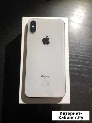 iPhone X Silver 64Gb Омск - изображение 1