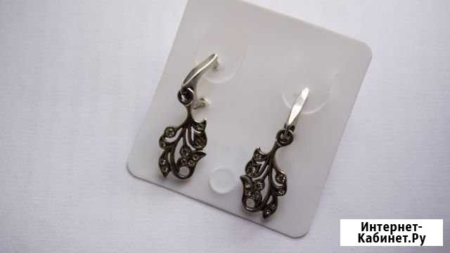 Серьги серебро,доставка Екатеринбург - изображение 1