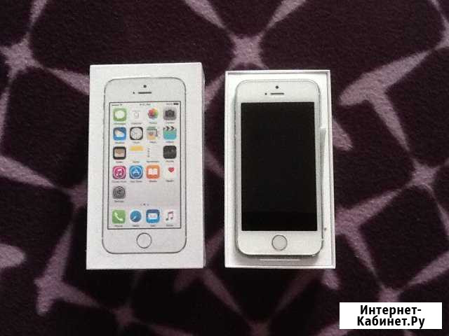 Телефон iPhone 5s новый запаян в пленку от произв Тюмень - изображение 1