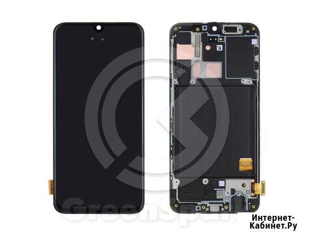Дисплей для SAMSUNG A405F Galaxy A40 в рамке +тач Санкт-Петербург - изображение 1