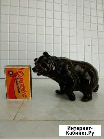 Статуэтка Медведь фауна фарфор Тюмень - изображение 1