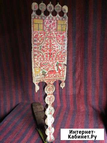 Прялка Борецкая роспись 19 век Вологда - изображение 1