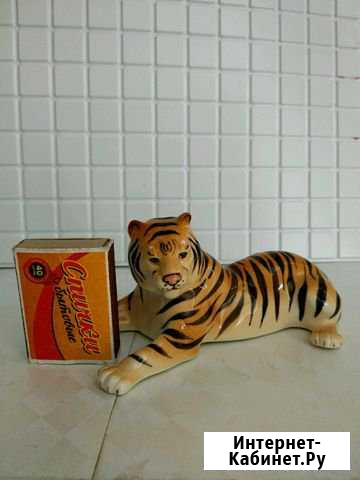 Статуэтка Тигр фауна фарфор Тюмень - изображение 1