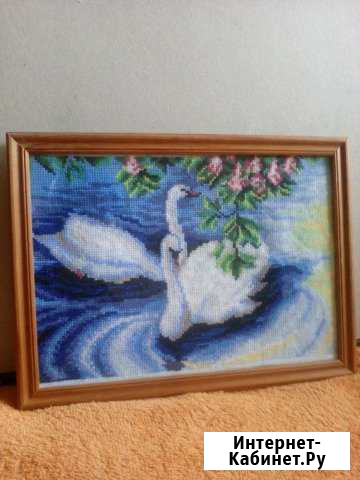 Картины,ручная вышевка,под стекло в рамках Оренбург - изображение 1