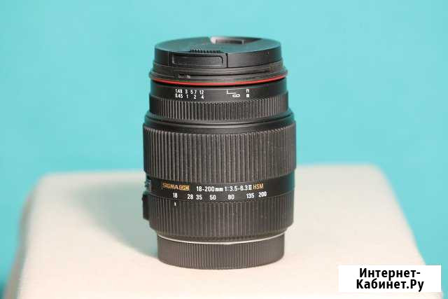 Sigma AF 18-200mm f/3.5-6.3 II OS HSM Canon EF-S Набережные Челны - изображение 1