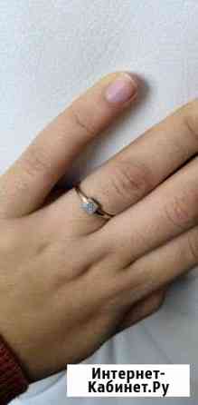 Золотое кольцо с бриллиантами Барнаул