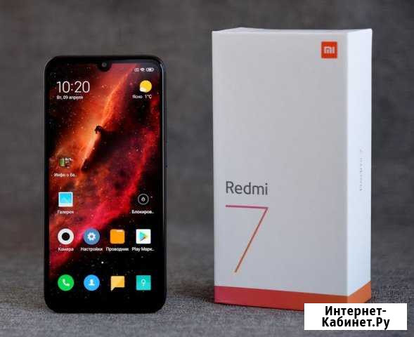 Новый Xiaomi Redmi 7 32GB Global Black Новосибирск - изображение 1
