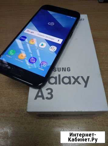 SAMSUNG galaxy a3 2017 black(Б) Екатеринбург - изображение 1
