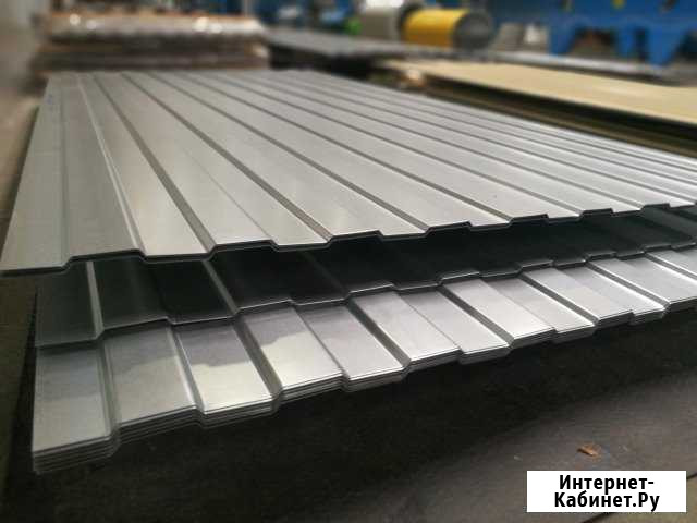 Профнастил оцинкованный С-8x1200x0.45 Тюмень - изображение 1