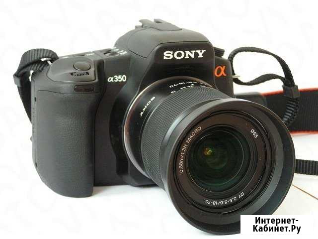 Фотоаппарат Sony dslr-A350 14.2 mpx заряд.устр, ка Тольятти - изображение 1