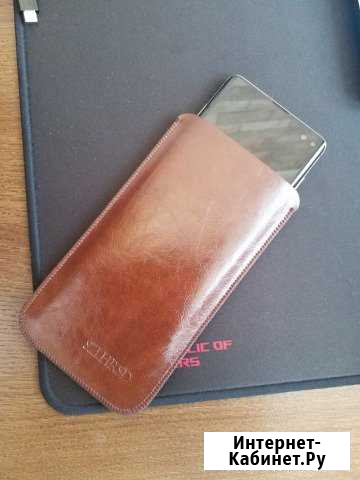 Кожаный чехол для SAMSUNG s10 plus / iPhone Москва - изображение 1