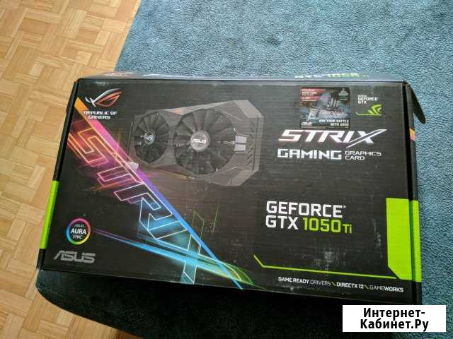 Видеокарта asus nvidia gtx 1050ti strix gaming 4gb Кострома - изображение 1