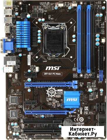 Материнская плата MSI Z87-G41 PC Mate Чита - изображение 1