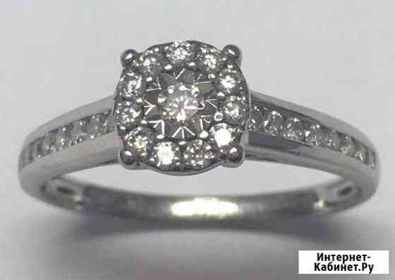 Золотое кольцо с бриллиантами Новосибирск