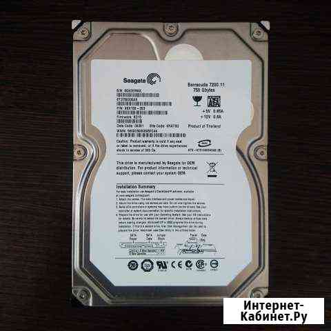 Продам HDD 3.5 Seagate Barracuda 750 Gb ST3750330 Владивосток