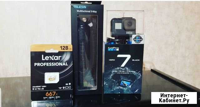Gopro hero 7 black плюс карта памяти Ижевск - изображение 1