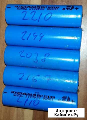 Оригинальные LiIon аккумуляторы 18650 500-3400 мАч Новочеркасск - изображение 1