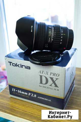 Светосильный tokina AT-X 116 PRO DX AF Canon EF-S Улан-Удэ - изображение 1