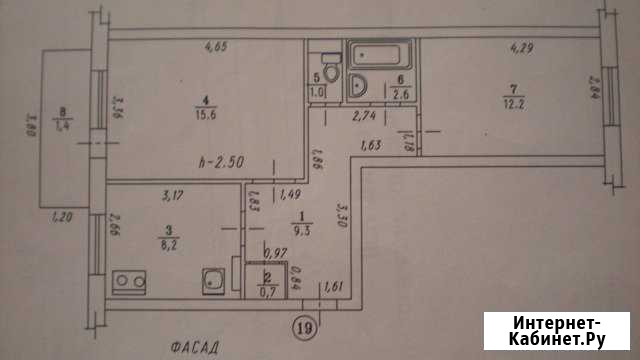 2-к квартира, 50 кв.м., 2/3 эт. Калачинск - изображение 1