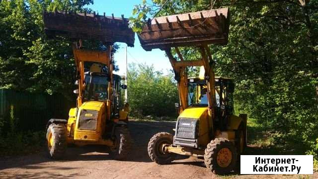 Услуги, экскаватора-погрузчика Саранск - изображение 1