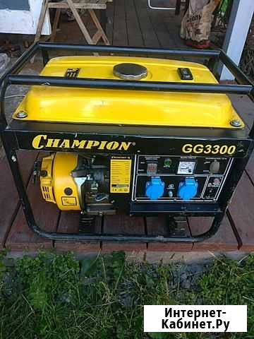 Бензиновый генератор Champion GG3300 Всеволожск - изображение 1