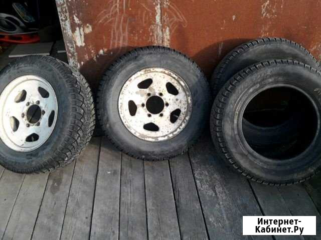 Продам клмплект резины с двумя дисками Магадан - изображение 1