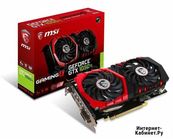 Видеокарта MSI 1050ti gaming x 4gb Чита - изображение 1