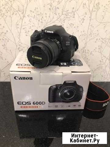Продаю профессиональный фотооаппарат Canon 600D Тамбов - изображение 1