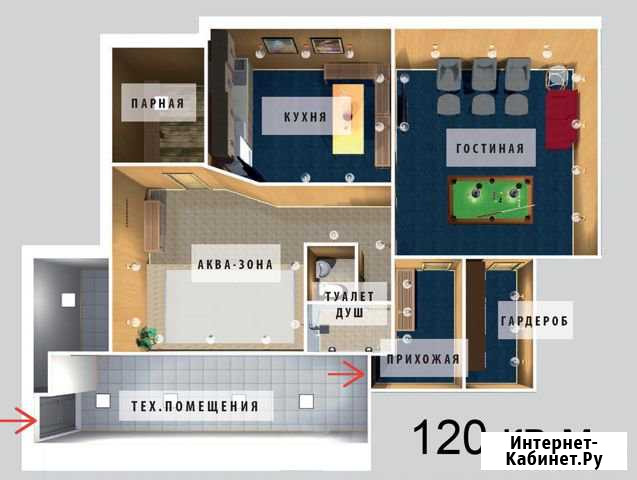 Сауна с помещением, 120 кв.м Петропавловск-Камчатский - изображение 1