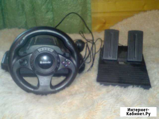 Руль с пидалями для Sony Playstation 2 Тверь - изображение 1