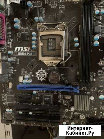 Материнская плата Msi b85m-p32 и процессор i3 Балаково - изображение 1