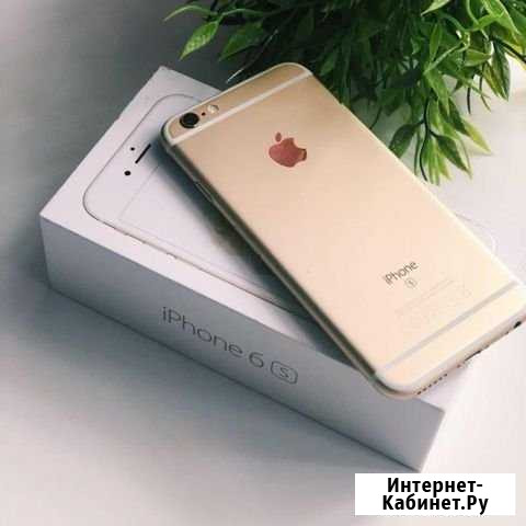 iPhone 6S 64Gb Gold, состояние нового, комплект Горно-Алтайск - изображение 1