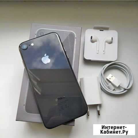 iPhone 8 64Gb Black Петропавловск-Камчатский - изображение 1