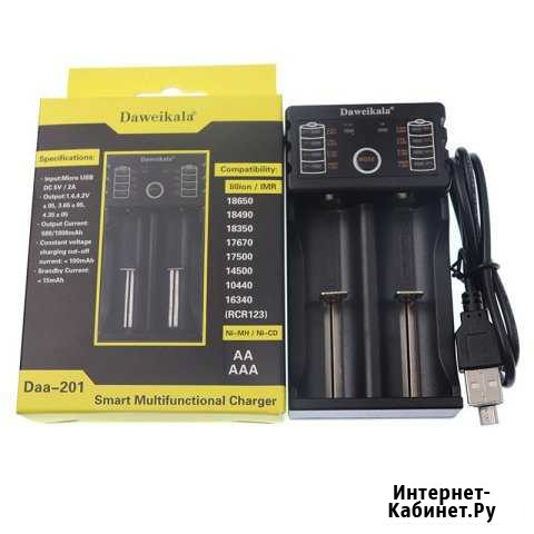 LiitoKala Lii-202 Зарядное устройство 18650- новое Самара - изображение 1