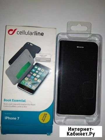 iPhone 6,7,8 чехол книжка (черный цвет) Обнинск - изображение 1