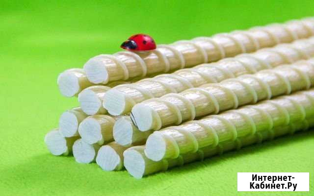 Арматура D10 строительная жёлтая композитная Лаголово - изображение 1
