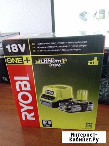 Акб + зарядка ryobi ONE+ RC18120-125 Мурино - изображение 1