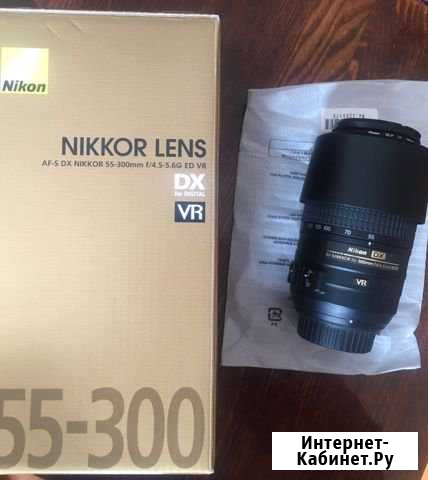 Объектив AF-S DX Nikkor 55-300mm f/4.5-5.6G Петропавловск-Камчатский - изображение 1