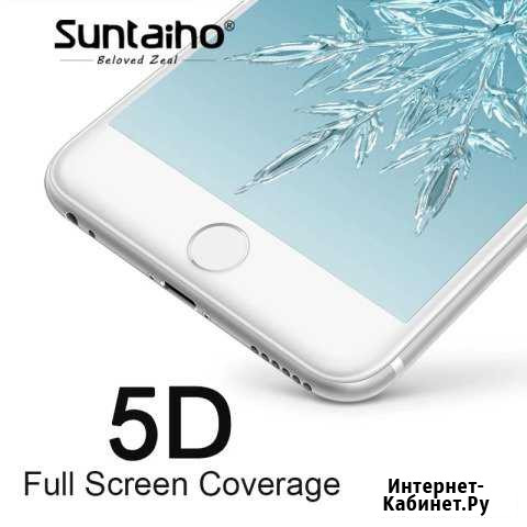 5D Стекло для iPhone 6S Plus/6 Plus (5,5 White) Магнитогорск - изображение 1