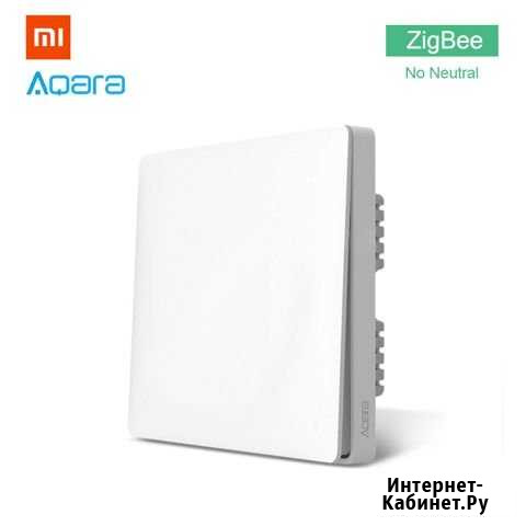 Выключатель Xiaomi ZigBee Aqara 1 button qbkg04LM Нижний Новгород - изображение 1