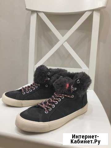 Кроссовки с мехом Zara, 37 Пермь - изображение 1