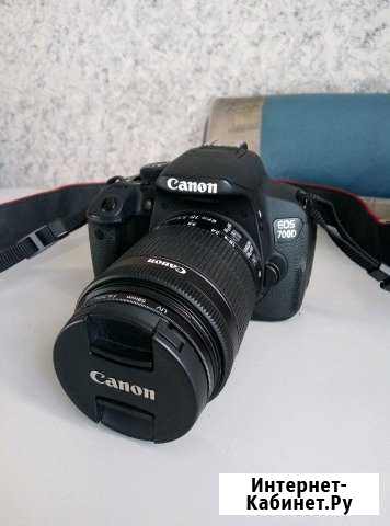 Зеркальный фотоаппарат Canon 700D+объективы+рюкзак Прокопьевск - изображение 1