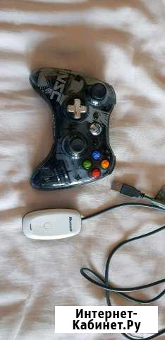 Xbox 360 контроллер + адаптер для пк Ставрополь - изображение 1
