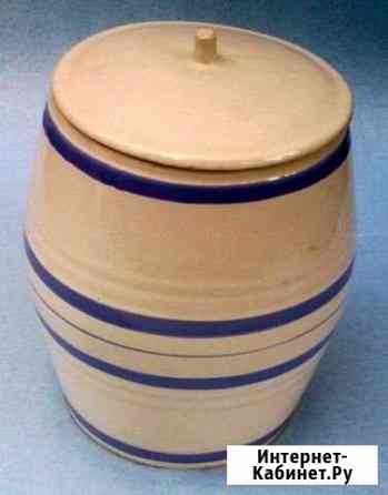 Горшок бочонок керамика 9 литр с крышкой макитра Волгоград